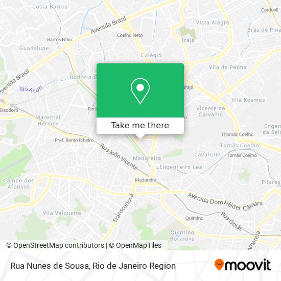 Rua Nunes de Sousa map