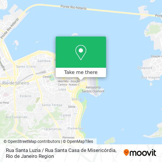 Mapa Rua Santa Luzia / Rua Santa Casa de Misericórdia