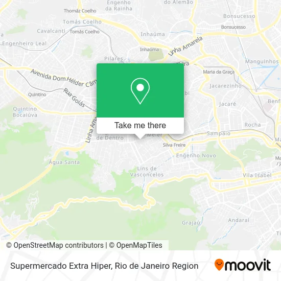 Supermercado Extra Hiper map