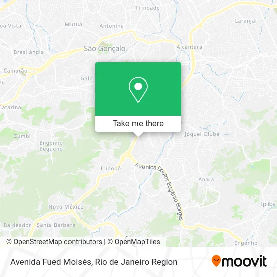Avenida Fued Moisés map