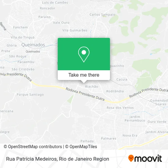 Rua Patrícia Medeiros map
