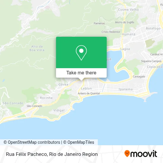 Rua Félix Pacheco map