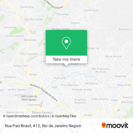 Rua Pau-Brasil, 412 map