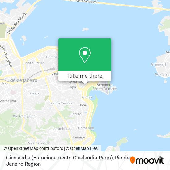 Mapa Cinelândia (Estacionamento Cinelândia-Pago)