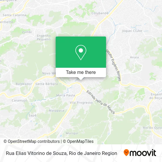 Rua Elias Vitorino de Souza map