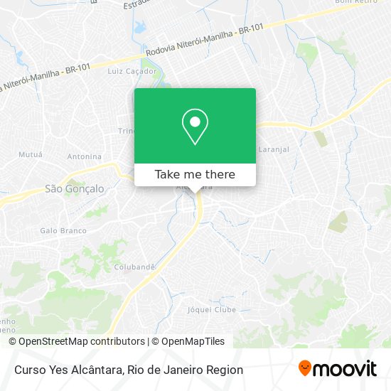 Curso Yes Alcântara map