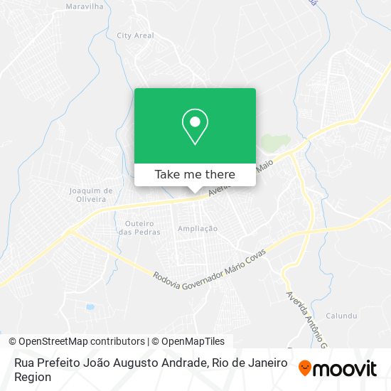 Mapa Rua Prefeito João Augusto Andrade