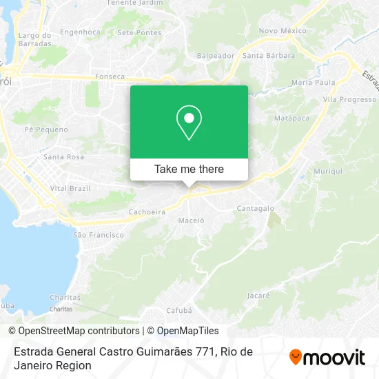 Estrada General Castro Guimarães 771 map