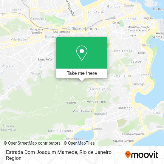 Estrada Dom Joaquim Mamede map