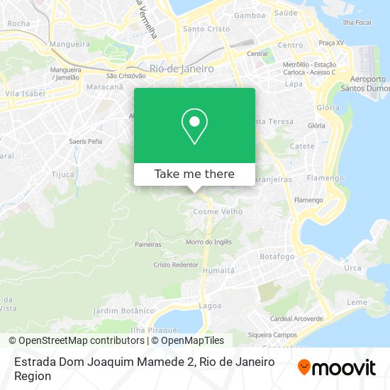 Estrada Dom Joaquim Mamede 2 map