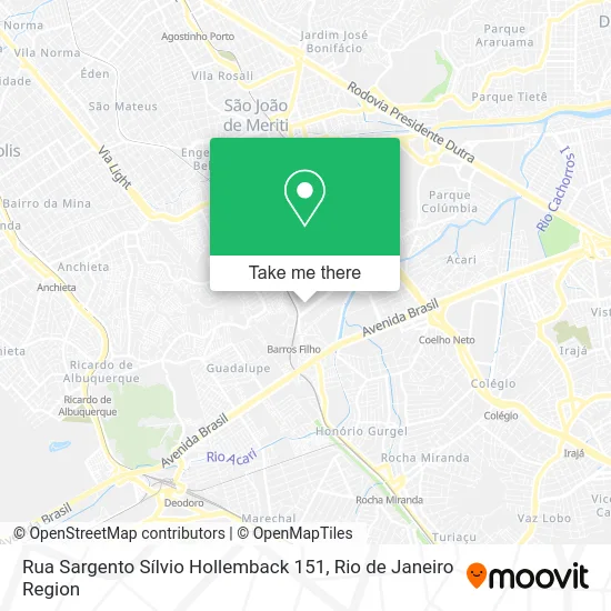 Rua Sargento Sílvio Hollemback 151 map