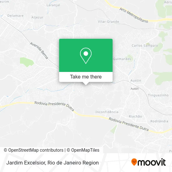 Jardim Excelsior map