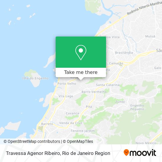 Travessa Agenor Ribeiro map