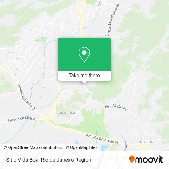 Sítio Vida Boa map