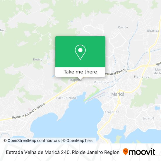 Estrada Velha de Maricá 240 map