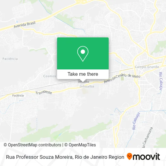 Rua Professor Souza Moreira map