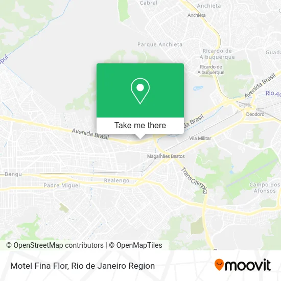 Motel Fina Flor map