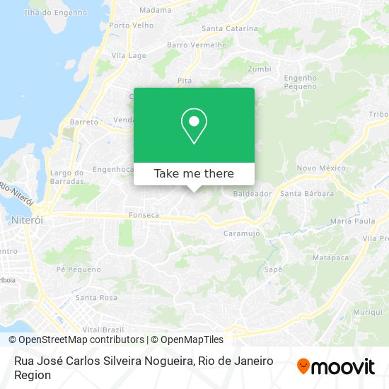 Mapa Rua José Carlos Silveira Nogueira