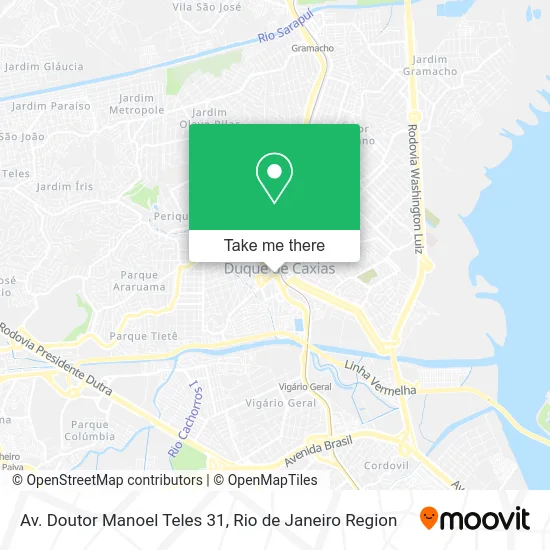 Av. Doutor Manoel Teles 31 map