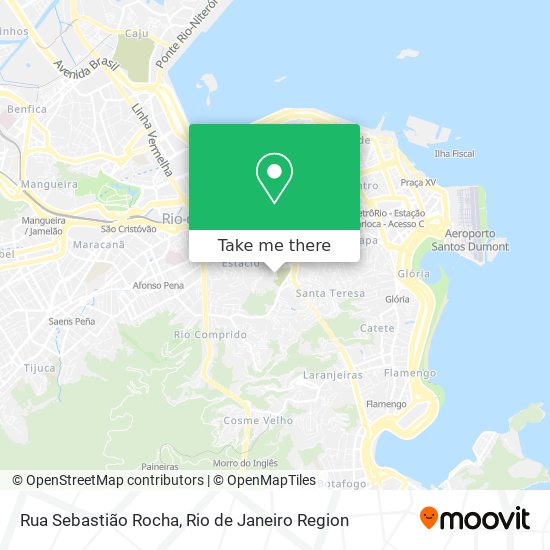 Mapa Rua Sebastião Rocha