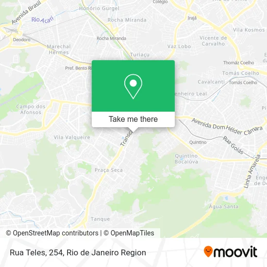 Rua Teles, 254 map