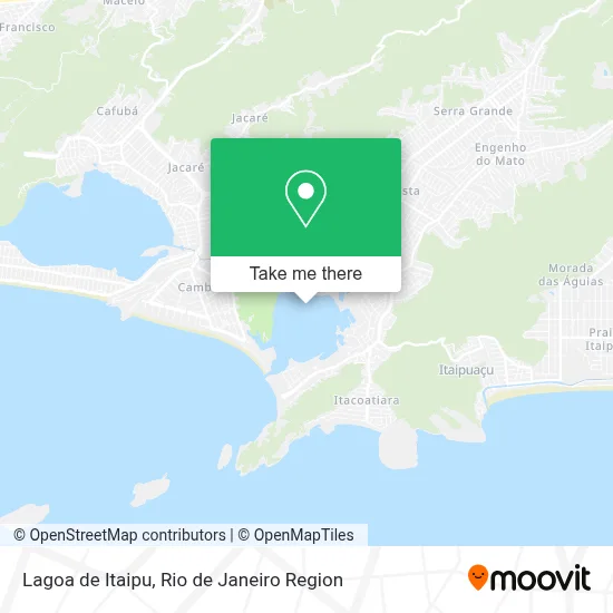 Lagoa de Itaipu map
