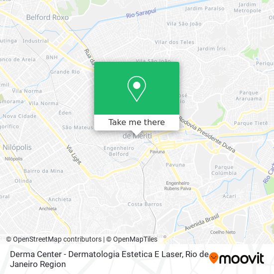 Mapa Derma Center - Dermatologia Estetica E Laser