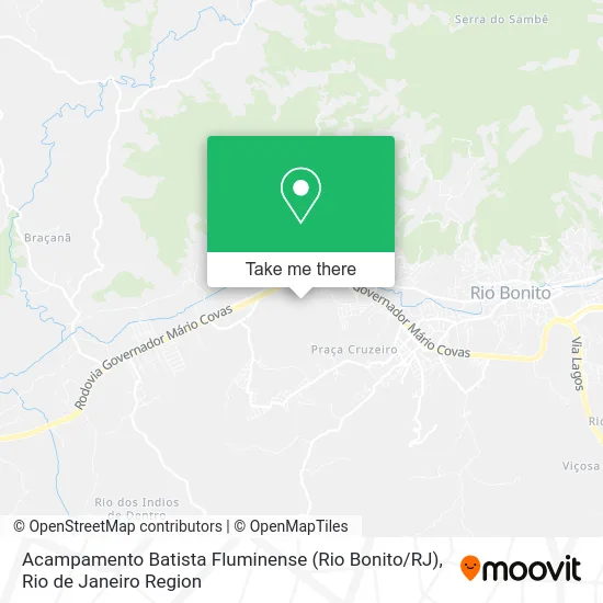 Acampamento Batista Fluminense (Rio Bonito / RJ) map