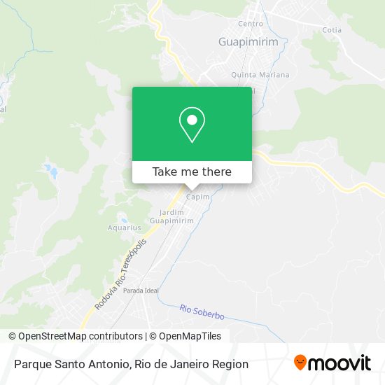 Parque Santo Antonio map