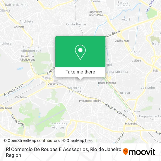 Rl Comercio De Roupas E Acessorios map