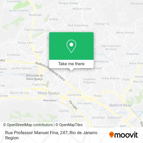 Rua Professor Manuel Fina, 247 map