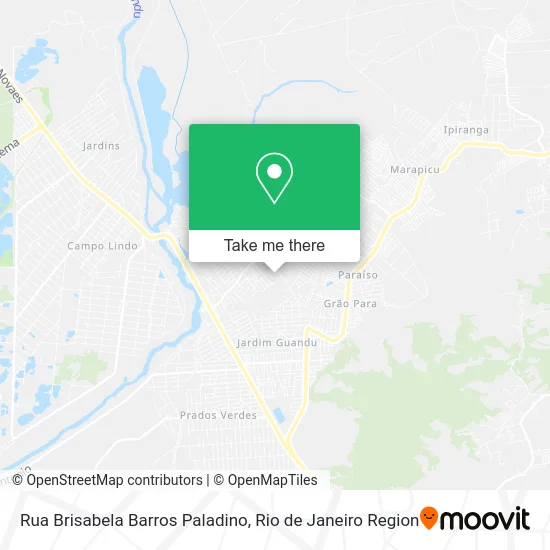 Rua Brisabela Barros Paladino map