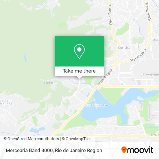 Mercearia Band 8000 map