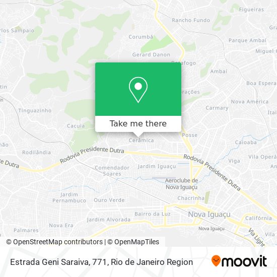 Estrada Geni Saraiva, 771 map