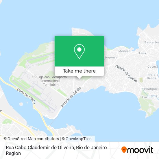 Mapa Rua Cabo Claudemir de Oliveira