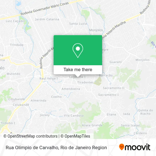 Rua Olímpio de Carvalho map