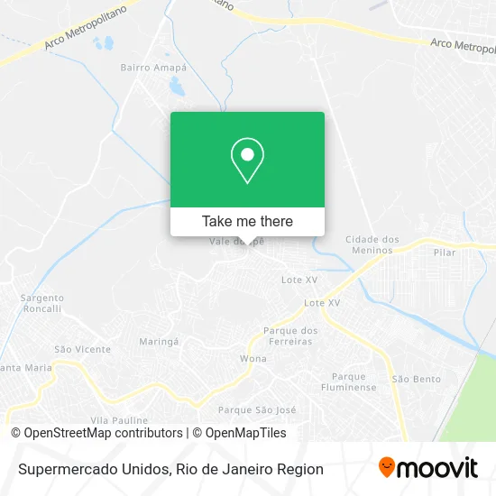Supermercado Unidos map