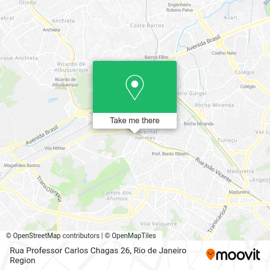 Rua Professor Carlos Chagas 26 map