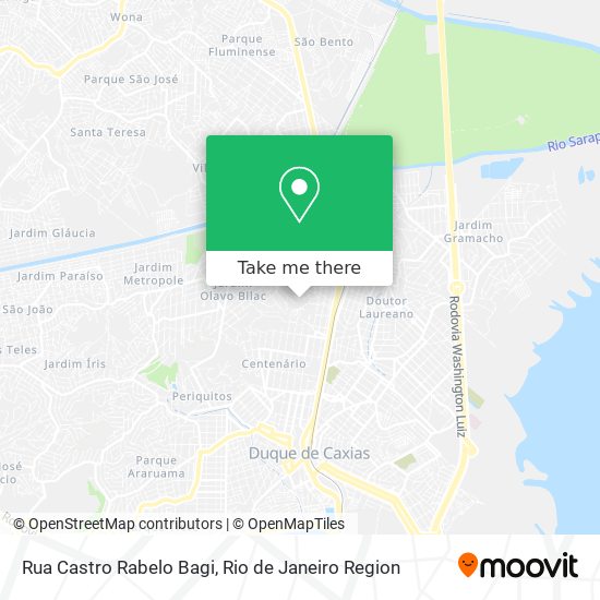 Mapa Rua Castro Rabelo Bagi