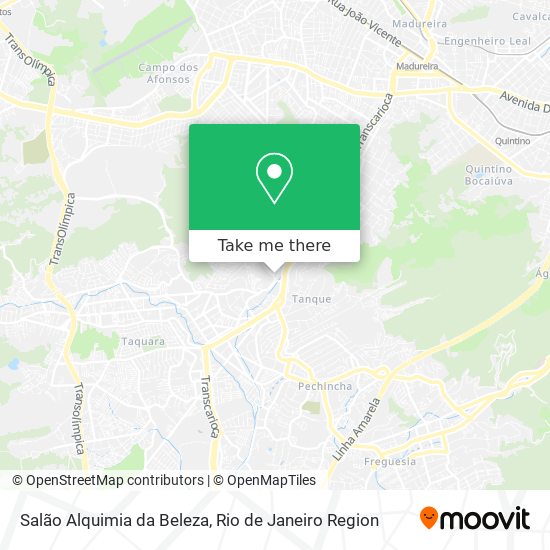 Salão Alquimia da Beleza map
