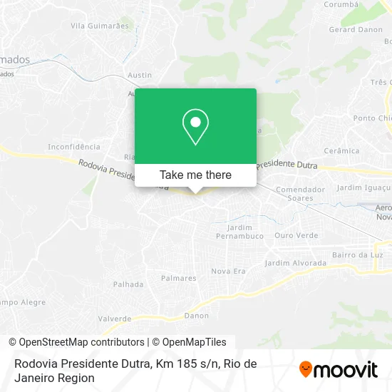 Rodovia Presidente Dutra, Km 185 s / n map