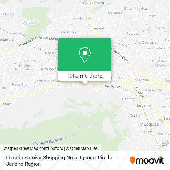 Livraria Saraiva-Shopping Nova Iguaçu map