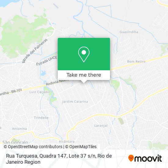 Rua Turquesa, Quadra 147, Lote 37 s / n map