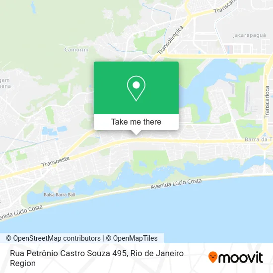 Rua Petrônio Castro Souza 495 map