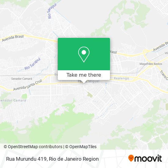 Mapa Rua Murundu 419