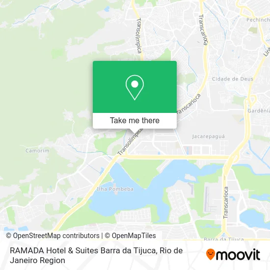 RAMADA Hotel & Suites Barra da Tijuca map