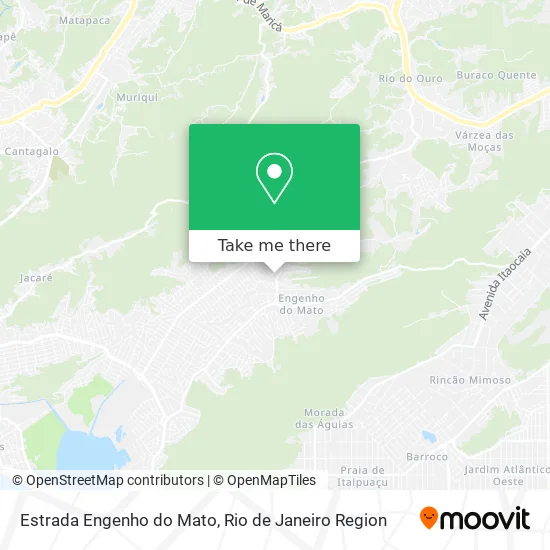 Estrada Engenho do Mato map