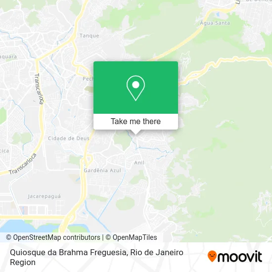 Quiosque da Brahma Freguesia map