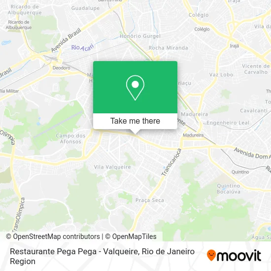 Restaurante Pega Pega - Valqueire map