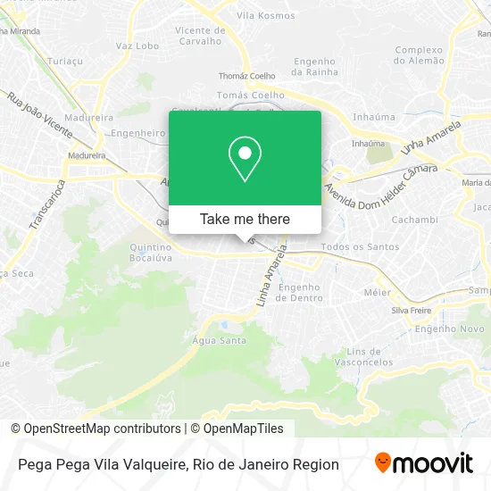 Pega Pega Vila Valqueire map